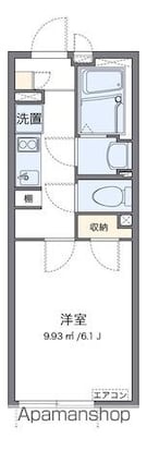 クレイノ高円寺[1K/21.11m2]の間取図