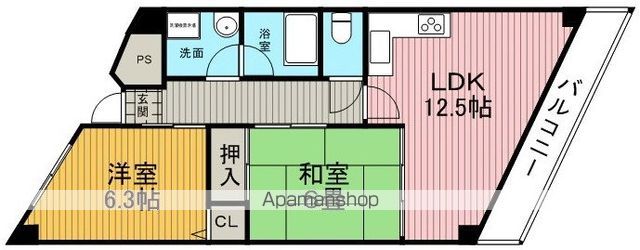 セレコート箕面の間取り写真