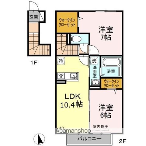 ラウレア福田 A棟 A棟の間取り写真