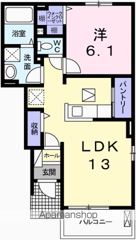 ラフレシールあぼしEの間取り写真