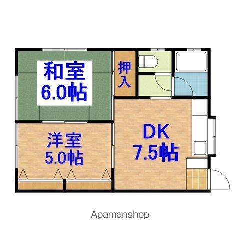 前田コーポの間取り写真