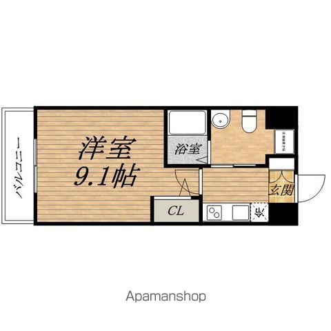 レジディア谷町の間取り写真