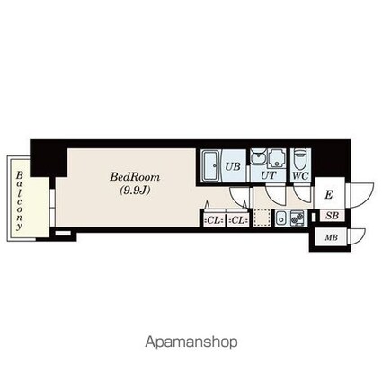 ＳーＲＥＳＩＤＥＮＣＥ大曽根駅前[1K/29.99m2]の間取図