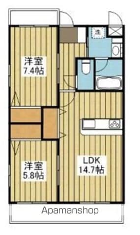 パラシオンの間取り写真
