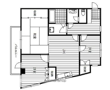 マイビレッジ[3LDK/64.26m2]の間取図