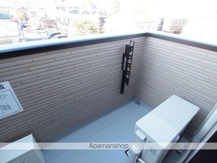 フラット南流山[1K/27.56m2]のバルコニー