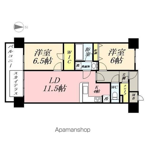 ロイヤルガーデン岡山駅前壱番館の間取り写真