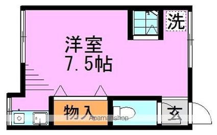 東京都杉並区成田東１丁目[1R/16.97m2]の間取図