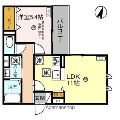 バレンティアの間取り写真