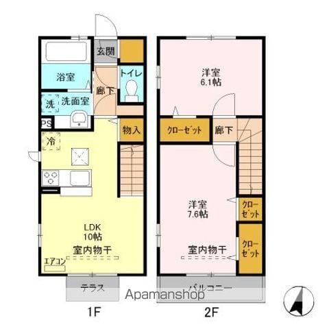 KーFLATの間取り写真