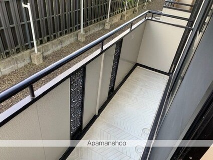 ディアコート加茂　Ａ・Ｂ[2DK/50.12m2]のバルコニー