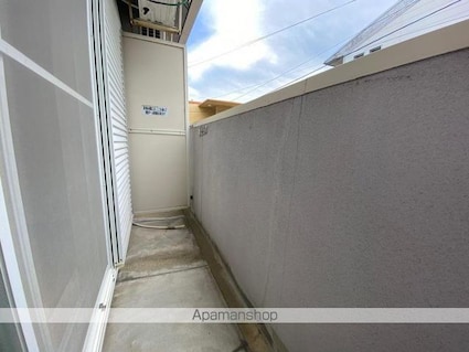 Ｕハウス[1K/20.23m2]のバルコニー