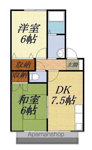 ボヌールIIの間取り写真