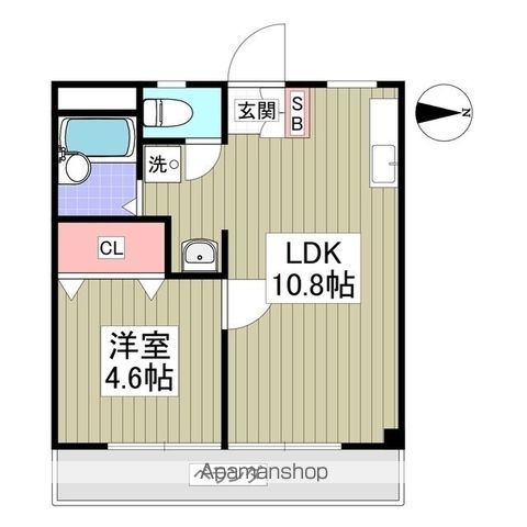 三協コーポ 201 ｜ 千葉県習志野市藤崎２丁目9-20（賃貸マンション1LDK・2階・31.45㎡） その2