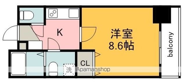 デルタ幟町の間取り写真