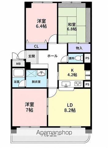 SUN DREAM AKENOの間取り写真