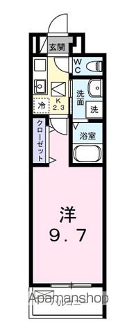 八高線 箱根ケ崎駅 徒歩9分 3階建 新築の間取り写真