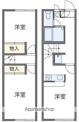 レオパレスMILLENIUMの間取り写真