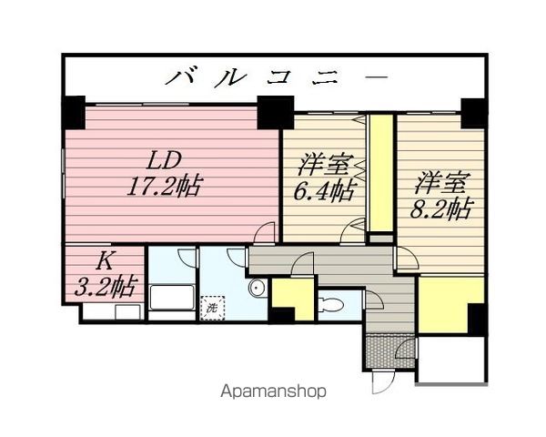 ティアラタワー中島倶楽部の間取り写真