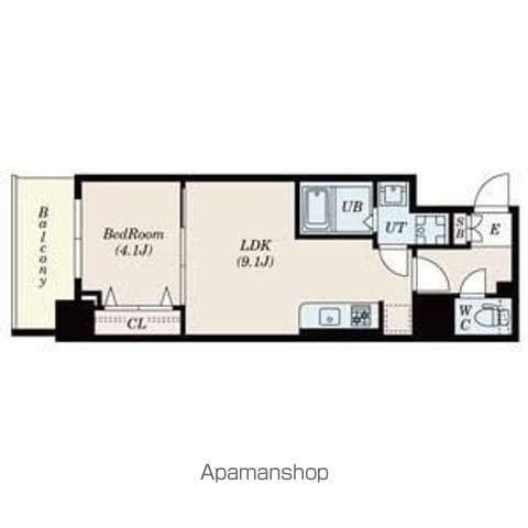 S-RESIDENCE江坂Eminenceの間取り写真