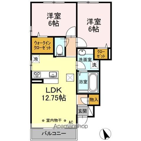 ヴァンヴェール大津の間取り写真