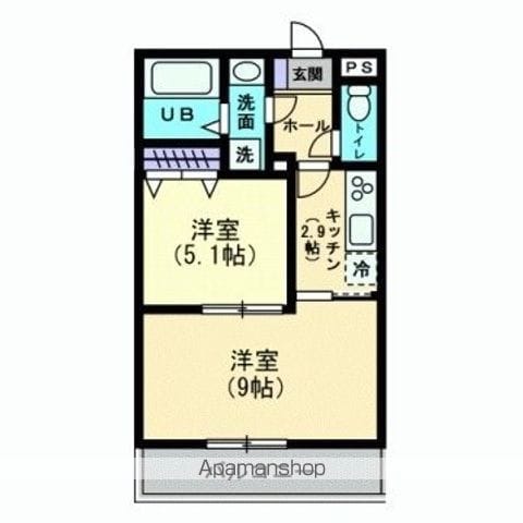 アルーア西町の間取り写真