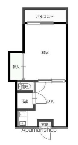 福岡市東区原田のマンションの間取り