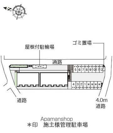 レオネクスト中之島[1K/31.21m2]の配置図