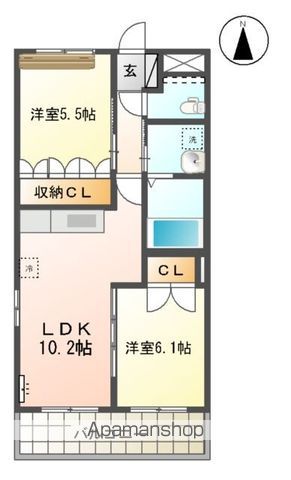 コンフォールヴィレッジの間取り写真