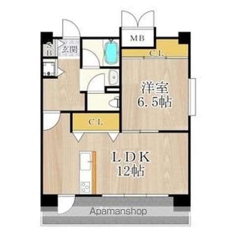 CITY SPIRE桜川Iの間取り写真