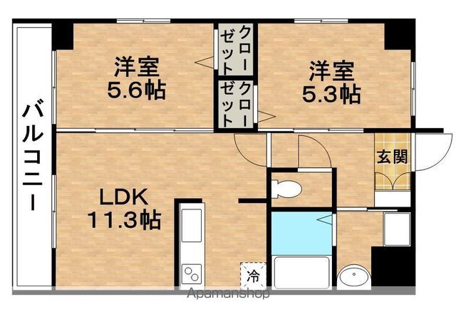JETタワーズ ベイサイドの間取り写真