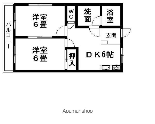 コーポ永木の間取り写真