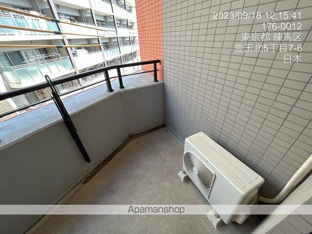 グラントゥルース練馬Ⅰ[1K/22.8m2]のバルコニー