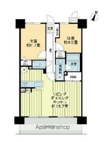 ライオンズマンション新梅田第2の間取り写真