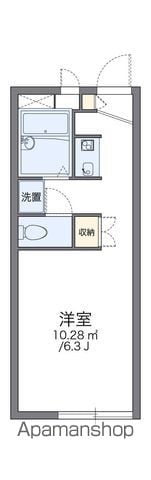 レオパレス博多南 204 ｜ 福岡県春日市白水ヶ丘２丁目90-1（賃貸アパート1K・2階・19.87㎡） その2