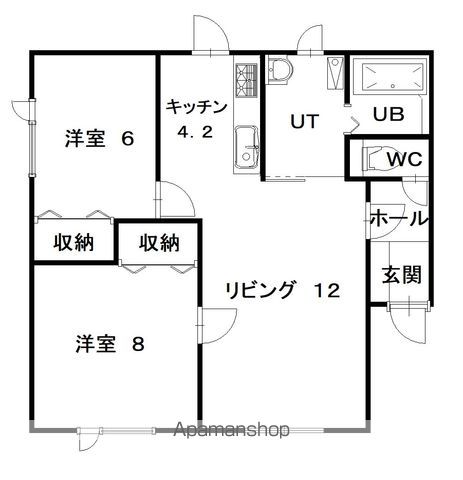 プレジール113の間取り写真
