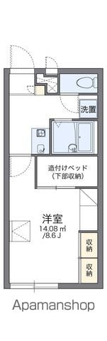 【レオパレスミッキーの間取り】