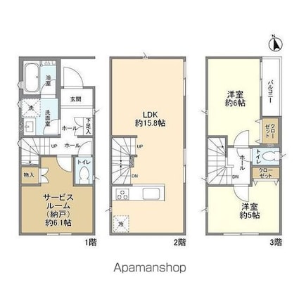 Ｋｏｌｅｔ大宮０５[2SLDK/79.17m2]の間取図