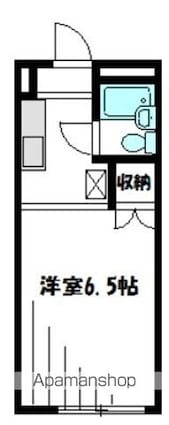 ヴォーンツインマーシャイン[1K/18.91m2]の間取図