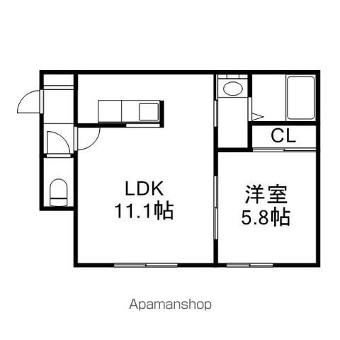 メゾン東札幌の間取り写真