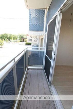 ブルーヒルＡＢ棟[3K/50.78m2]のバルコニー