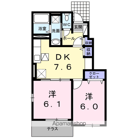 パークハイム椿 IIの間取り写真