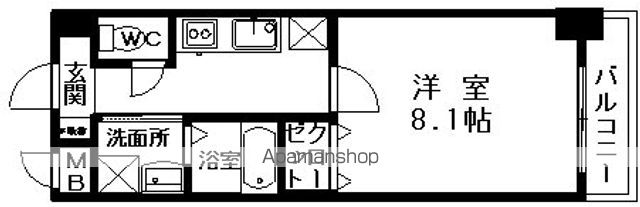 【和歌山市友田町のマンションの間取り】