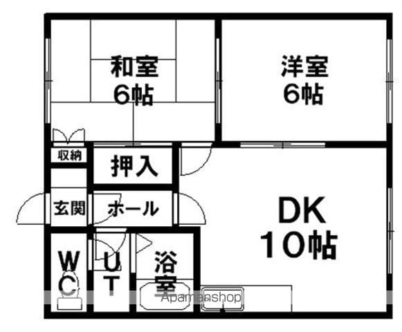 コーポ伊塚の間取り写真