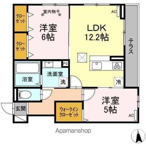 DーROOMフィオレンテ富沢西の間取り写真