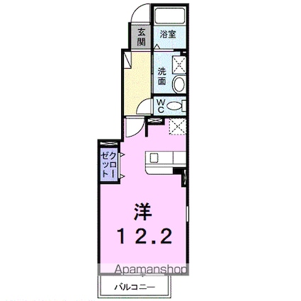 カルム　サンリットＡ　Ⅰ[1R/32.9m2]の間取図