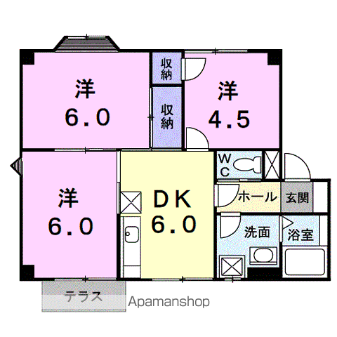 シャルマンハイムIIの間取り写真