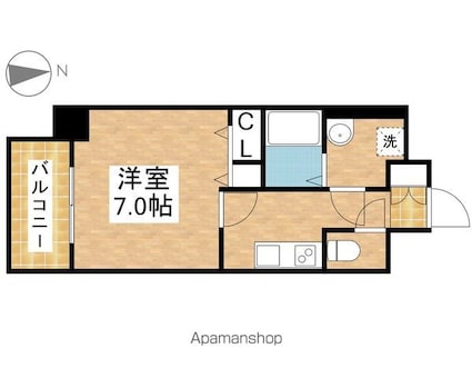 ＲＥＳＩＤＥＮＣＩＡ御器所[1K/25.18m2]の間取図