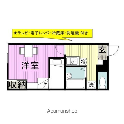 レオパレス八女の間取り写真