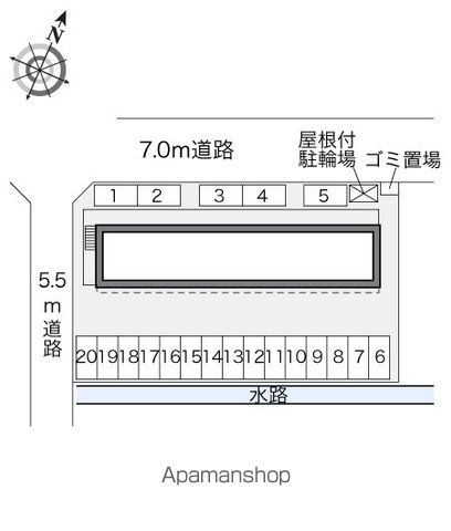 レオパレスＫ　Ｉ塩町 205 ｜ 岐阜県岐阜市塩町１丁目9（賃貸アパート1K・2階・23.18㎡） その18